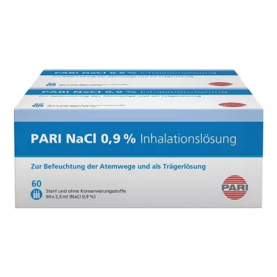 PARI Αμπούλες εισπνεόμενου διαλύματος NaCl, 120X2,5 ml