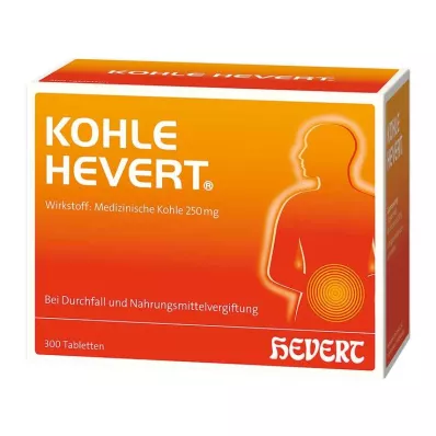 Charcoal Hevert δισκία, 300 τεμ