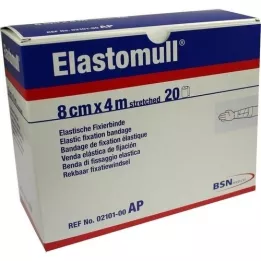 ELASTOMULL ελαστική ταινία στερέωσης 8 cmx4 m 2101, 20 τεμ