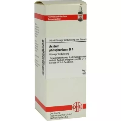 ACIDUM PHOSPHORICUM Αραίωση D 4, 50 ml