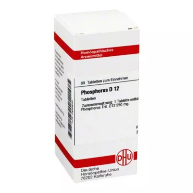 PHOSPHORUS D 12 δισκία, 80 κάψουλες