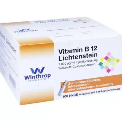 VITAMIN B12 1.000 μg Αμπούλες Lichtenstein, 100Χ1 ml