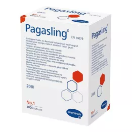 PAGASLING Επιθέματα γάζας μη αποστειρωμένα μεγέθους 1 σε μέγεθος φουντουκιού, 1000 τεμάχια