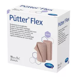 PÜTTER Επίδεσμος Flex Duo 10 cmx5 m, 2 τεμ