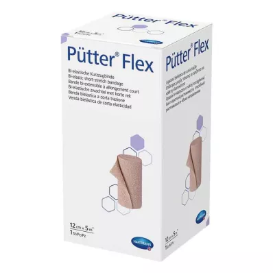 PÜTTER Εύκαμπτος επίδεσμος 12 cmx5 m, 1 τεμάχιο