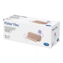 PÜTTER Εύκαμπτος επίδεσμος 10 cmx5 m, 10 τεμάχια