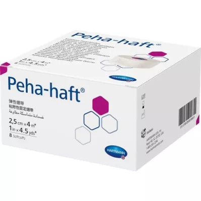 PEHA-HAFT Επίδεσμος στερέωσης χωρίς λάτεξ 2,5 cmx4 m, 8 τεμάχια