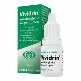 VIVIDRIN αντιαλλεργικές οφθαλμικές σταγόνες, 10 ml