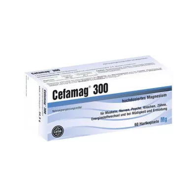 CEFAMAG 300 σκληρές κάψουλες, 60 τεμάχια CEFAMAG 300 σκληρές κάψουλες, 60 τεμάχια