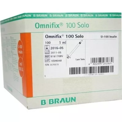 OMNIFIX Ινσουλίνη 1 ml f.U100, 100 τεμάχια