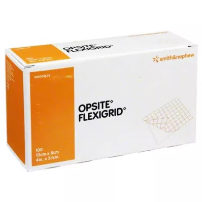 OPSITE Διαφανής επίδεσμος τραύματος Flexigrid 8x10 cm αποστειρωμένος, 100 τεμάχια