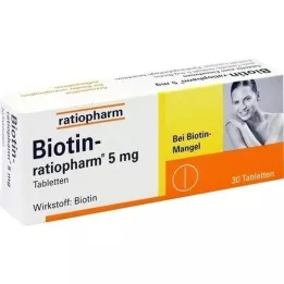 BIOTIN-RATIOPHARM δισκία 5 mg, 30 τεμάχια