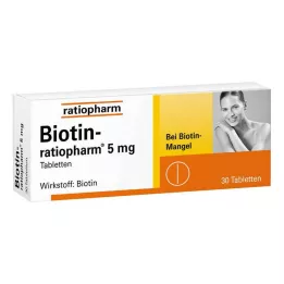 BIOTIN-RATIOPHARM δισκία 5 mg, 30 τεμάχια