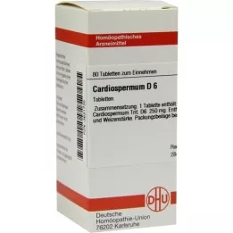 CARDIOSPERMUM D 6 δισκία, 80 κάψουλες