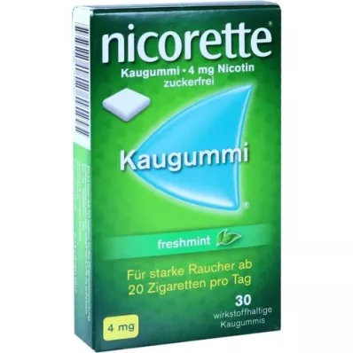 NICORETTE Τσίχλα μέντας 4 mg, 30 τεμάχια