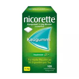 NICORETTE Τσίχλα μέντας 4 mg, 105 τεμάχια