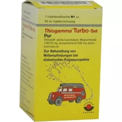 THIOGAMMA Turbo Set Μπουκάλια έγχυσης Pure, 50 ml