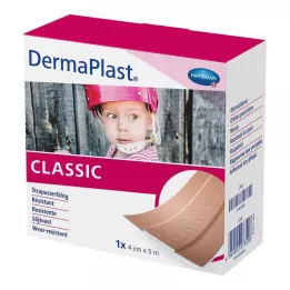 DERMAPLAST CLASSIC Επίδεσμος τραύματος 4 cmx5 m, 1 τεμάχιο
