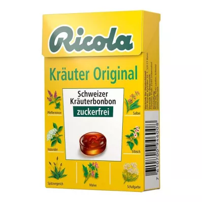 RICOLA o.Z.Box ζαχαρωτά με βότανα, 50 γρ RICOLA o.Z.Box ζαχαρωτά με βότανα, 50 γρ
