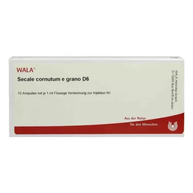 Φύσιγγες Secale Cornutum E Grano D6 (10x1 ml)