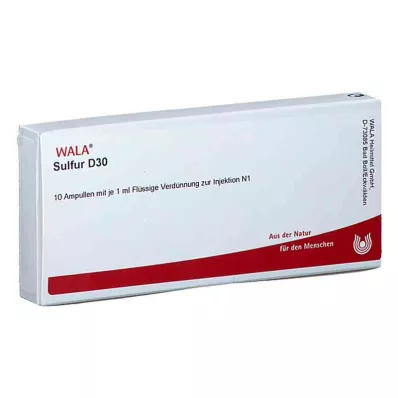 Φύσιγγες Sulphur D30 (10x1 ml)