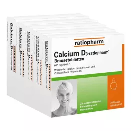 CALCIUM D3-ratiopharm αναβράζοντα δισκία, 100 τεμάχια
