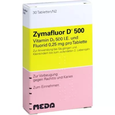 ZYMAFLUOR D 500 δισκία, 30 κάψουλες