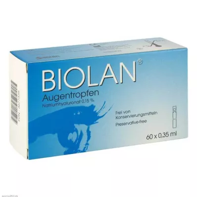 BIOLAN Πιπέτες για οφθαλμικές σταγόνες μιας δόσης, 60X0,35 ml BIOLAN Πιπέτες για οφθαλμικές σταγόνες μιας δόσης, 60X0,35 ml