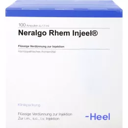 NERALGO Αμπούλες Rhem Injeel, 100 τεμάχια