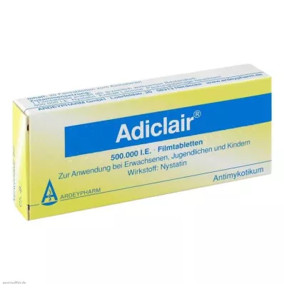 ADICLAIR Επικαλυμμένα με λεπτό υμένιο δισκία, 20 τεμάχια