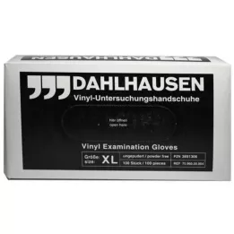VINYL Γάντια χωρίς πούδρα μέγεθος XL, 100 τεμάχια