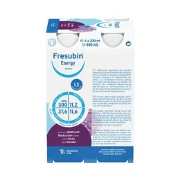 FRESUBIN ENERGY DRINK Μπουκάλι με φρούτα του δάσους, 4X200 ml