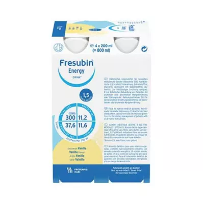 FRESUBIN ENERGY DRINK Μπουκάλι βανίλιας 6X4X200 ml