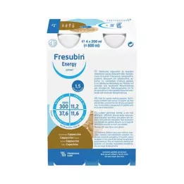 FRESUBIN ENERGY DRINK Μπουκάλι για καπουτσίνο, 4X200 ml