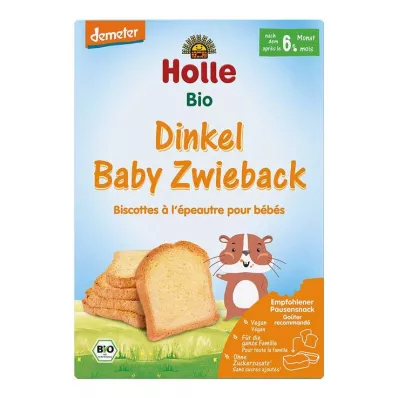 HOLLE Βιολογικό παξιμάδι baby spelt, 200 g