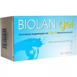 BIOLAN οφθαλμικές σταγόνες γέλης, 60X0.45 ml