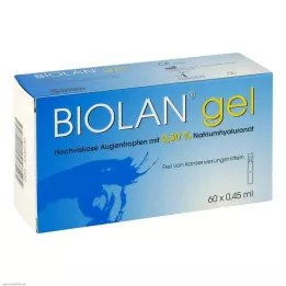 BIOLAN οφθαλμικές σταγόνες γέλης, 60X0.45 ml