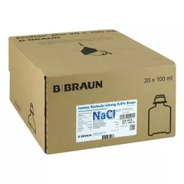 ISOTONE Διάλυμα φυσιολογικού ορού 0,9% Braun Ecoflac Plus, 20X100 ml