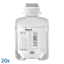 AQUA AD injectabilia Ecoflac Plus ενέσιμο διάλυμα, 20X100 ml