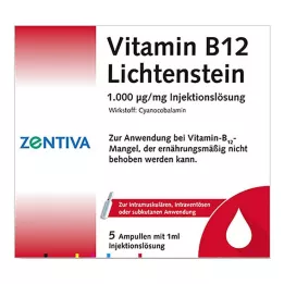 VITAMIN B12 1.000 μg Αμπούλες Lichtenstein, 5X1 ml