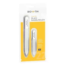 BIO-H-TIN Σετ γυάλινης λίμας νυχιών, 1 τεμ