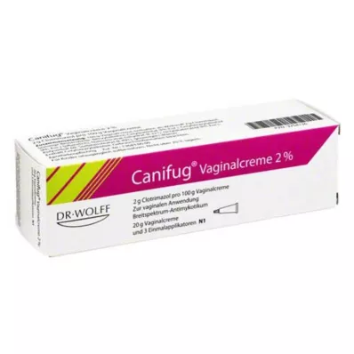 CANIFUG Κολπική κρέμα 2% με 3 εφαρμογές, 20 g