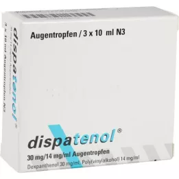 DISPATENOL Οφθαλμικές σταγόνες, 3X10 ml