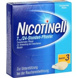NICOTINELL 7 mg/24ωρο έμπλαστρο 17,5 mg, 7 τεμάχια