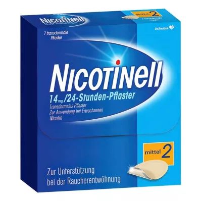 NICOTINELL 14 mg/24ωρο έμπλαστρο 35mg, 7 τεμάχια NICOTINELL 14 mg/24ωρο έμπλαστρο 35mg, 7 τεμάχια