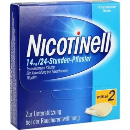 NICOTINELL 14 mg/24ωρο έμπλαστρο 35mg, 14 τεμάχια