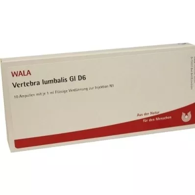 VERTEBRA lumbalis GL D 6 αμπούλες, 10X1 ml