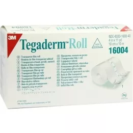 TEGADERM 3M γύψος 10 cmx10 m ρολό 16004, 1 τεμάχιο