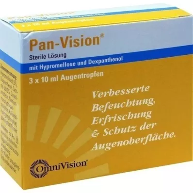 PAN-VISION Οφθαλμικές σταγόνες, 3X10 ml
