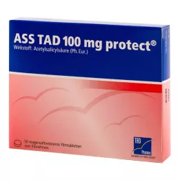 ASS TAD 100 mg προστατευτικά επικαλυμμένα με εντερικά επικαλυμμένα μεμβράνη δισκία, 50 τεμάχια